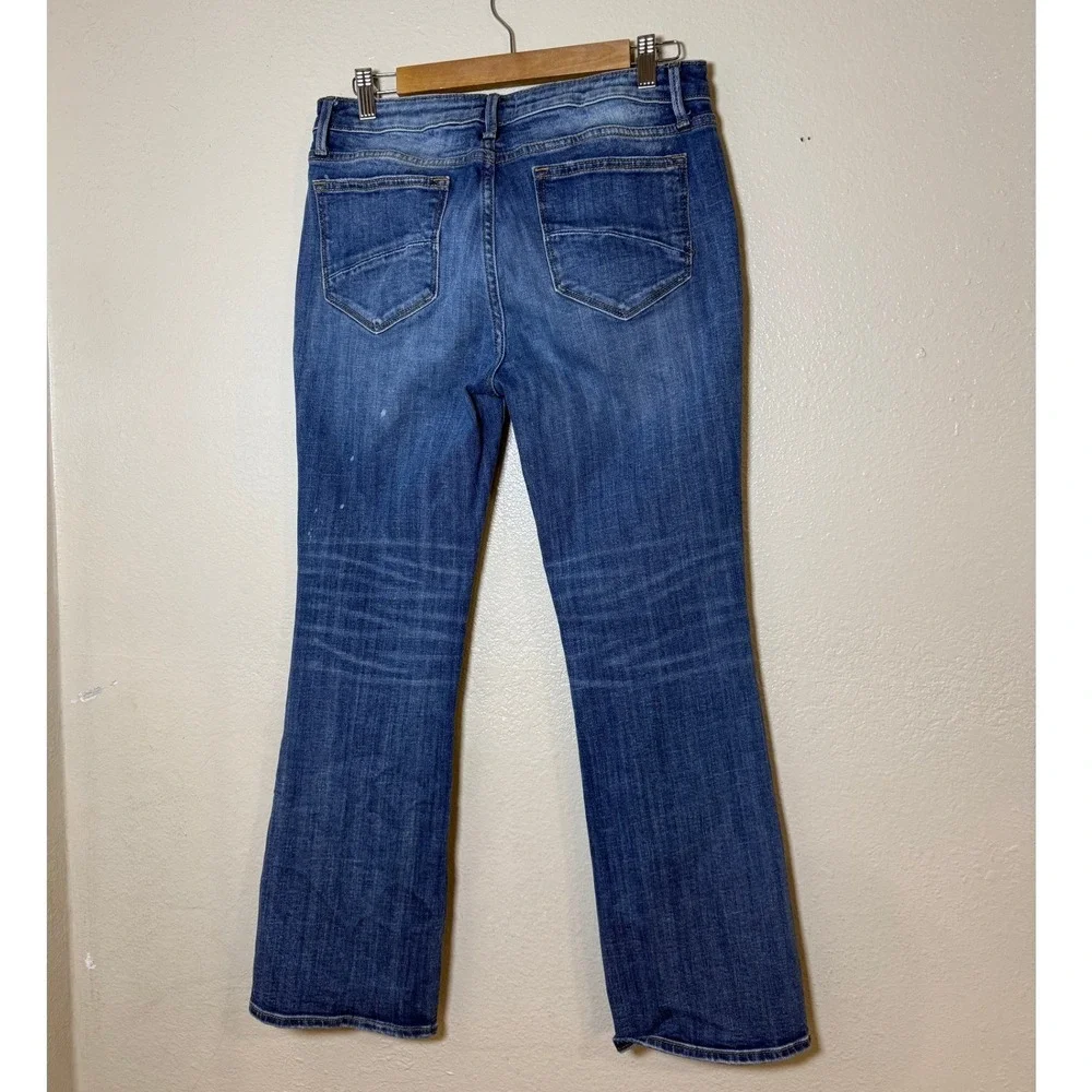 Driftwood Jeans Women 29 Short Blue Kelly‎ Bootcut Medium Wash Denim Festival